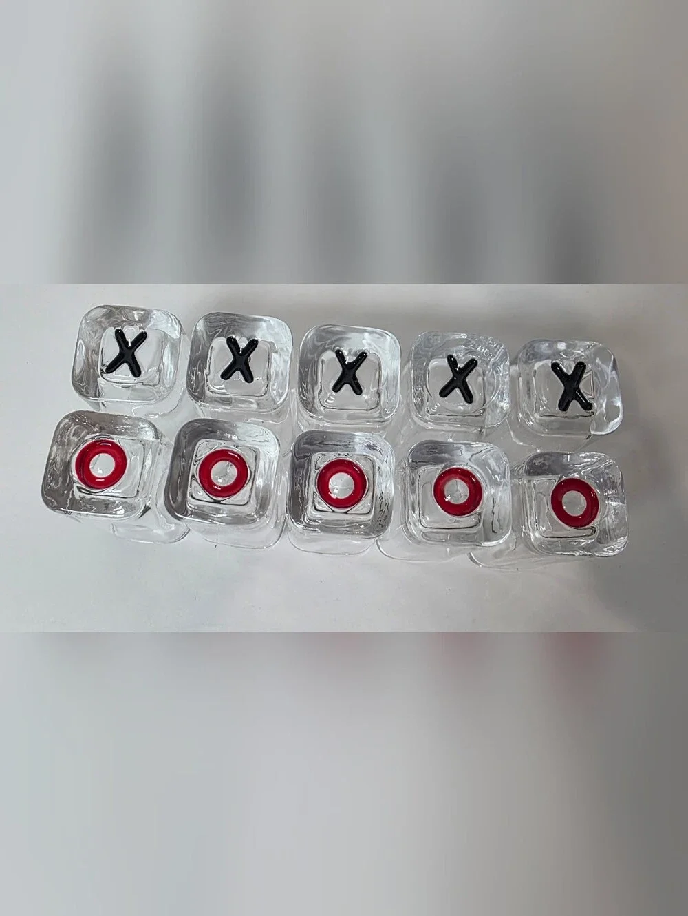 Tic Tac Toe Shot Glass Game Set